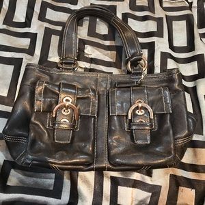 Black coach bag